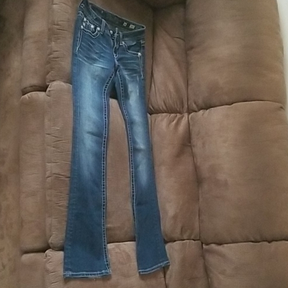 Size 26 Ms. Me Cowgirl Jean's. Boot cut. - Picture 3 of 4
